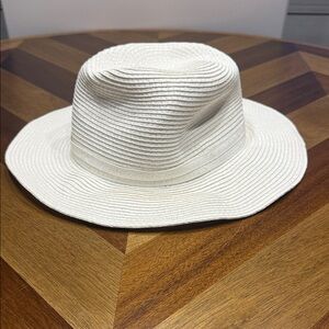 Shade & Shore Cream Wide-Brim Hat